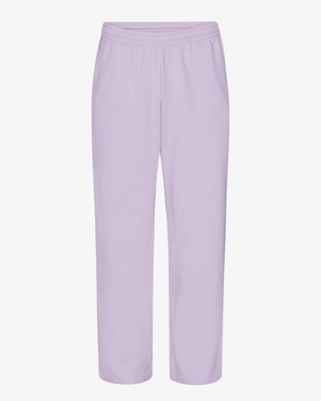 Organic Straight Leg Sweatpants - Soft Lavender