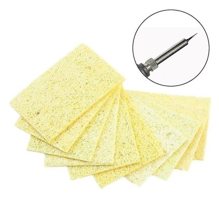 10 kpl Juotosähköraudan Juotoskärjen Puhdistussieni