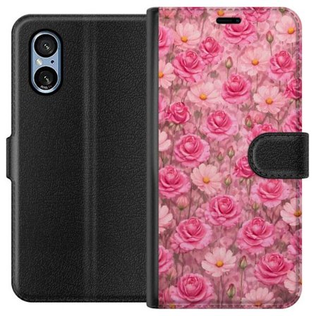 Yhteensopiva Lompakkokotelo Sony Xperia 10 VI Petal Reverie Blush Rose