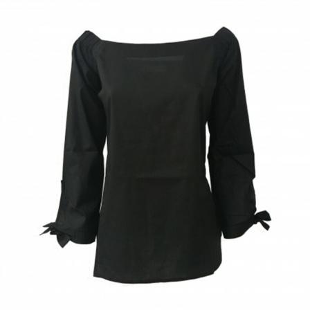 Alpha Studio Blouses Sort, Dame