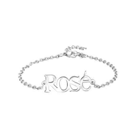 Blackpink Rose Brev Armbånd Party Sport Armbånd for menn kvinner