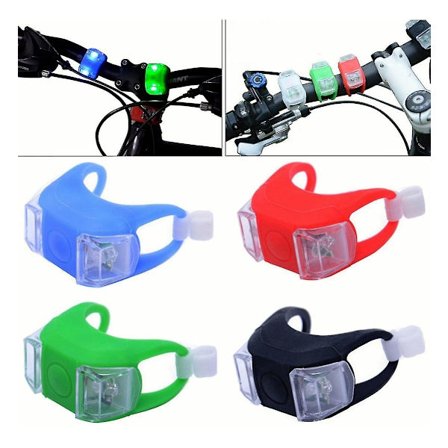 For- og baglygte sæt til cykel, cykellys vindmølle elektrisk lys baglygte