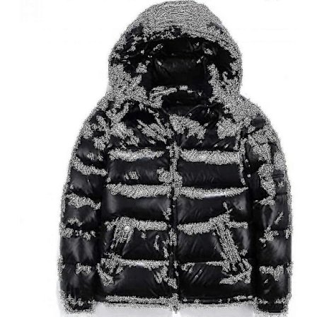 Blank Skinnende Dunjakke Menn Vinterjakke Stående Krage Dunjakke Med Hetter