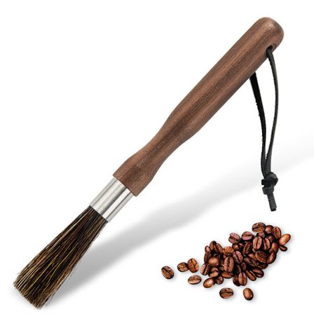 Profesjonelt kaffebørste-sett (rett + buet) No-Loss Natura