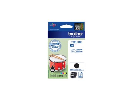 Brother Bläckpatron LC22UBK Svart - Lyreco - Toner och bläck > Bläckpatroner > Bläckpatroner Brother