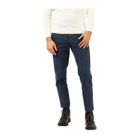 Myths, Straight Trousers Blauw, Heren, Maat:S