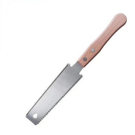 Stål sag dobbeltkantet japansk trekk sag fleksibel blad hånd sag