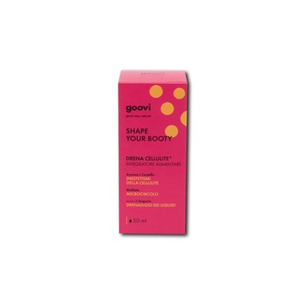Goovi Integratori Alimentari Drena Cellulite SHAPE YOUR BOOTY 50ml - Integratore Corpo e Detox