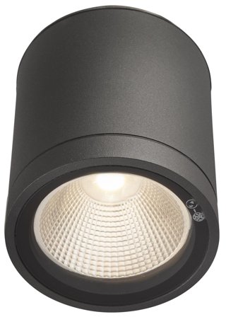 Hide-a-Lite Milo XL Down Downlight 3000 K, 1200 lm, 36° Antrasitt, Belysning