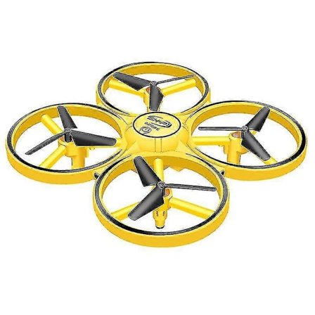 Lasten minidrone, eleohjattava drone, Surppannyc manuaalisesti ohjattava drone anturilla, lasten sisätiladrone, pieni RC-nelikopteri, 360-voltti, LED-