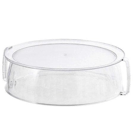 Høy Mikrobølgeovn Glass Lokk Sprutbeskyttelse Med Håndtak For Oppvarming av Pasta og Rester - God LGL