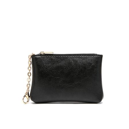 Kolikkokukkaro korttilaukku MUSTA Black