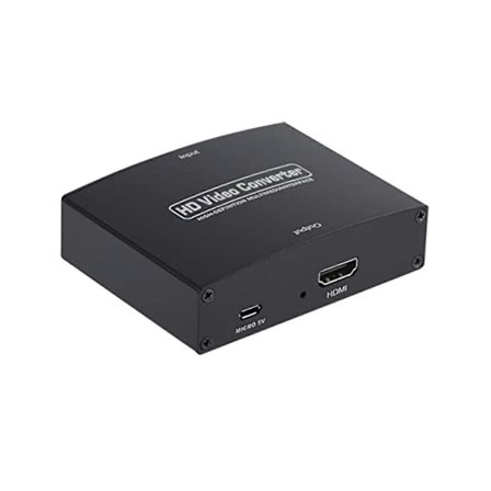 Komponent till HDMI-konverterare, PORTTA YPbPr till HDMI-adapter + R/L ljudutdragare