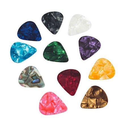 60 stk. basplektre bas celluloid plektre strengeinstrumenter dele banjo plektre guitar plektre sortiment personligt guitarplekter