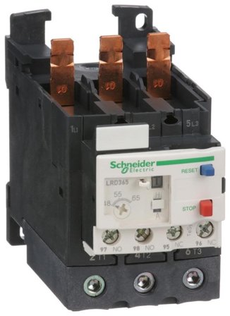 Schneider Electric LRD365 Överströmsrelä 1 Öp + 1 Sl, Class 10 48-65 A, Elfördelning & strömförsörjning