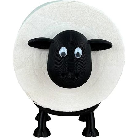 Lammas WC-paperiteline - WC-paperi Deco Black - WC-rulla