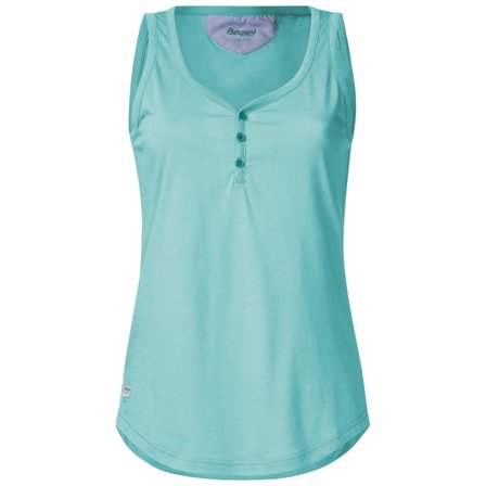 Bergans Jomfruland Lady Singlet Women short-sleeved sweaters Blue XS