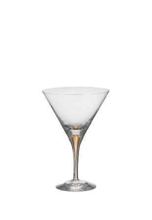 Orrefors Intermezzo Martiniglas 25Cl 2-Pack Cocktail- & drinkglas Guld