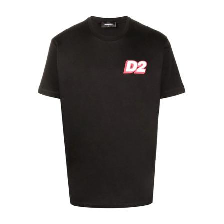 Dsquared2 T-Shirts Sort, Herre, Størrelse: L