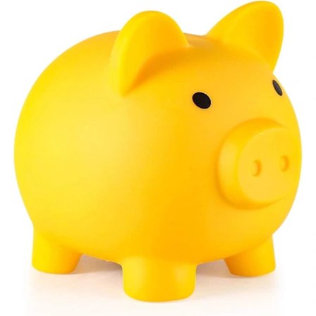 Suitable Piggy Bank, My First Money Bank, Gentle Durable Plastic Coin Jar, Suitable for Girls and Boys