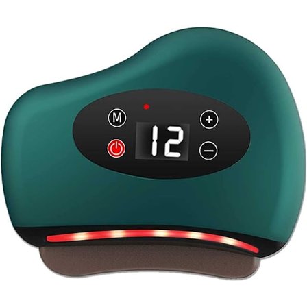 Elektrisk skrabeinstrument, elektrisk fototermisk skrabeinstrument, 12 tilstande lymfedræning opvarmning elektrisk skrabeinstrument massageværktøj