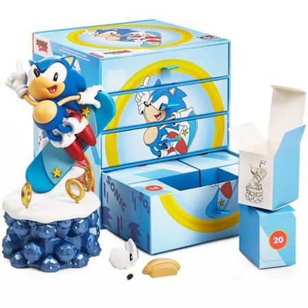 Numskull - Sonic the Hedgehog - 24-dages julekalender (bygge figurine Sonic)