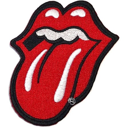 The Rolling Stones Tongue Patch One Size Röd