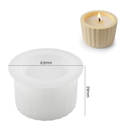 Candle Jar Mold Lysestake Mold Oppbevaringsboks Mold