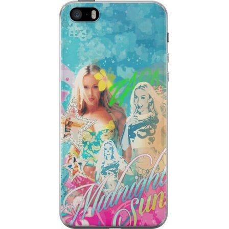 Yhteensopiva Puhelinkuori Apple iPhone SE (2016) Seikkailumaailma Steve, Creeper ja eläimillä värikkäässä palikkagrafiikassa