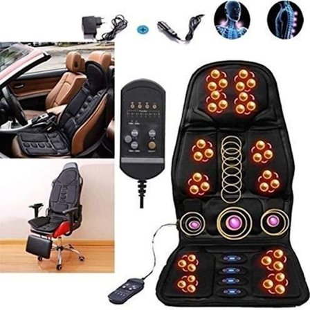 Massagepude - 5 Vibrationsniveauer - Varme - Sort