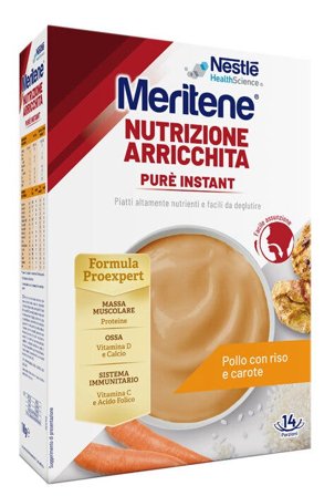 Nestlé Meritene Nutrizione Arricchita Purè Instant Pollo Con Riso