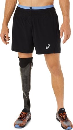 Asics Men's Fujitrail Short Men workout shorts Black XL