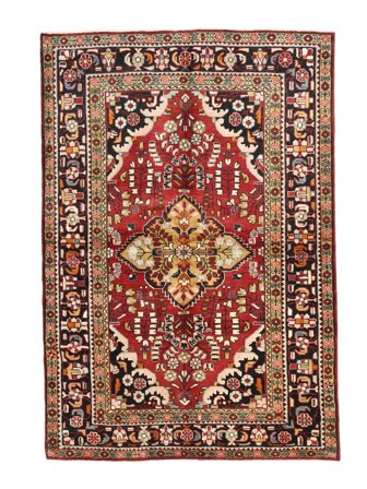 Hamadan Matta Orientalisk Brun/Mörkröd (Ull, Persien)