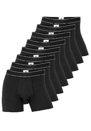 JBS of Denmark Bambu, Boxer Piké, 8-pack, Flerfärgad Kalsonger Herr Svart XXL