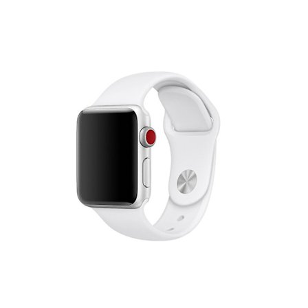 Sport Band Kompatibel med Apple Watch, Myk Silikon Sport Stropp Erstatning