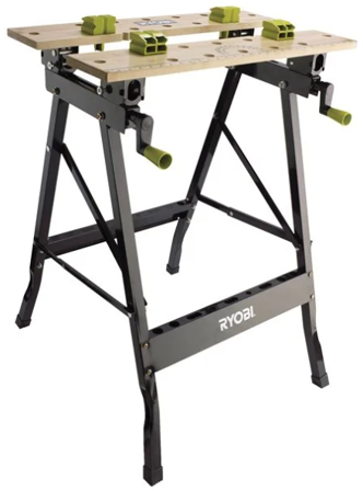 Ryobi RWB02 Arbetsbänk med stark träskiva, justerbar, Garageinredning & förvaring