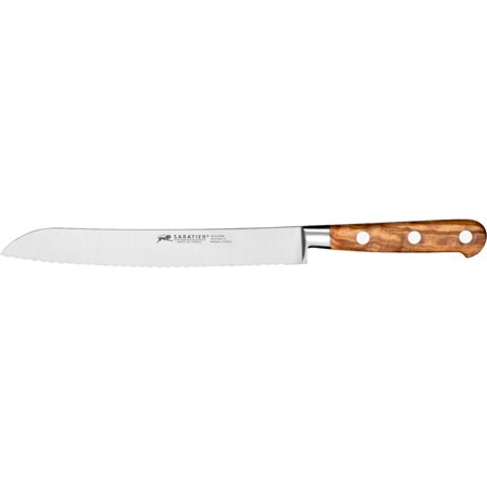 Lion sabatier Ideal Provence Brödkniv Olivträhandtag 20 cm | Matlagning > Köksknivar > Brödknivar | Bagaren och Kocken