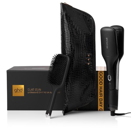 GHD Hot Air Styler ghd duet style Gift Set - piastra asciugacapelli professionale + paddle brush 1pz - Cofanetti per Capelli