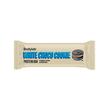 Bodylab Protein Bar White Chocolate Cookie 55 g, Sport & Velvære, Protein & Energi, Energi- Og Proteinbarer