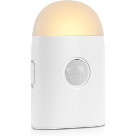 LED-nattelys med bevægelsessensor, (1 stk.) USB-genopladelig Ni