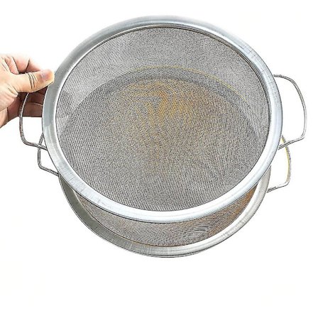 60 Mesh Rustfritt Stål Maling Sil, Passer Til En 5 Gallon Bøtte, Filtrer Urenheter, Enkel Å Rengjøre Og