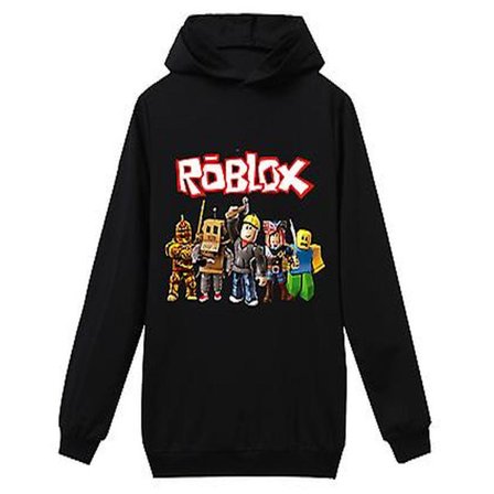Barn Roblox Spel Tryckt Tröja med Huva Pojkar Flickor Huvad Tröja Casual Hoodie Toppar Kläder (9-10 År)