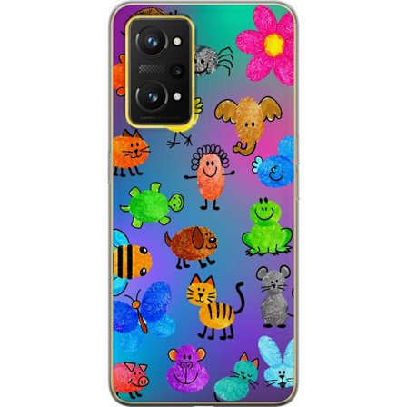 Yhteensopiva Puhelinkuori Realme GT Neo 3T Little Scribble Friends