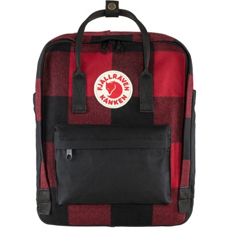Fjällräven Kånken Re-Wool in Red/Black, G-1000 /Re-Wool/Wool