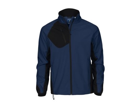 PROJOB Softshelljacka herr 2422 navy 4XL - Lyreco - Arbetskläder - Arbetsjackor - Softshelljackor