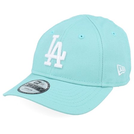Kinder New Era - MLB Blau adjustable Cap - Kinder Los Angeles Dodgers League Essential 9FORTY Light Blue/White Adjustable @ Hatstore