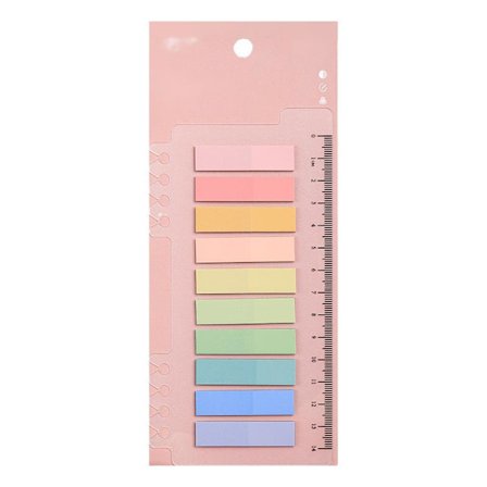 Boktransparenta klistermärken, sidnummerlappar, bokmärken, boketiketter för annotering av böcker, bokklistermärken