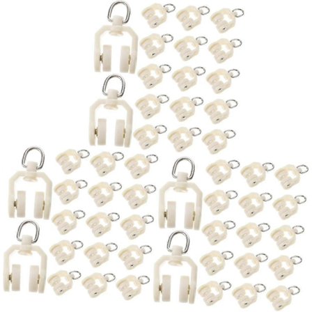 Alipis Plast Rullgardinskena med Krok - 90 st - Idealisk för Gardiner, Skenor och Löphjul