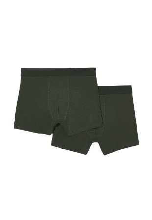 NORVIE Kalsonger i modal AUGUST, 2-pack Grön S