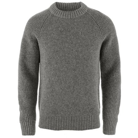 Fjällräven Övik Waffle Knit XXL - male - Grey - Trøjes & knitwear